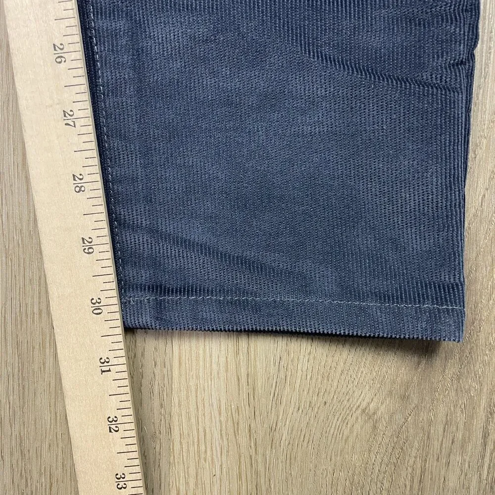 Boss Orange Pants Mens 33x34 Corduroy Slim Fit Casual Stretch Mid Rise Pockets